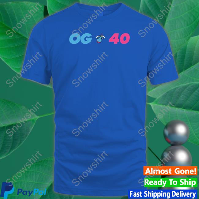 Erik Spoelstra Miami Heat Og 40 T-Shirt Miami Heat Og 40 T Shirts