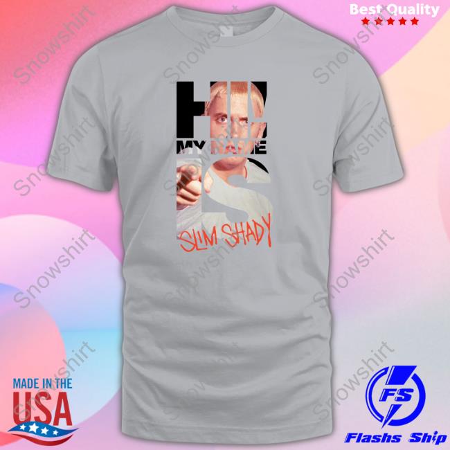My Name Is... Photo Edition Limited Hoodie My Name Is... Photo Shop Eminem Shirt