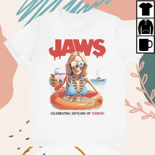 Jaws Celebrating 50 Years Of Terror! New Shirt Sadist Art Designs Official