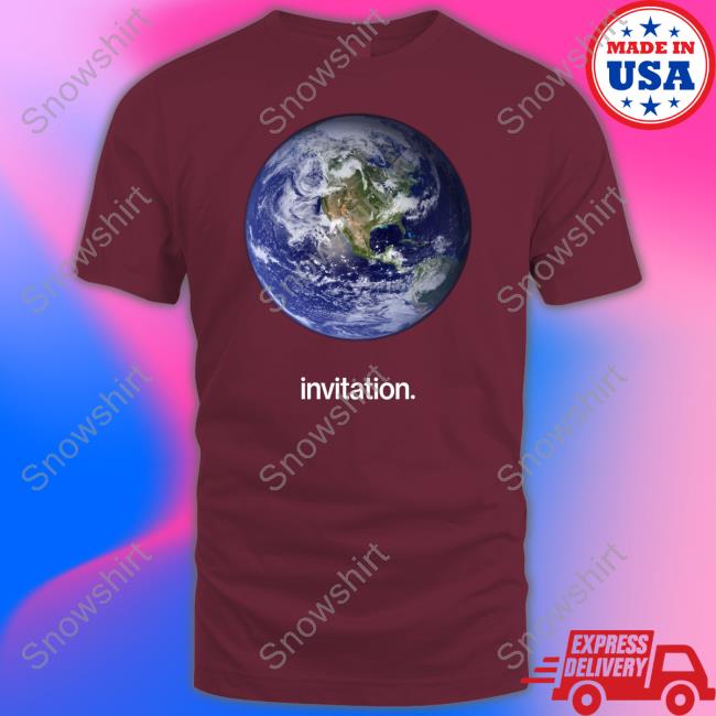 F1 Earth Invitation Shirt Earth Invitation Shirt Sebastian Vettel
