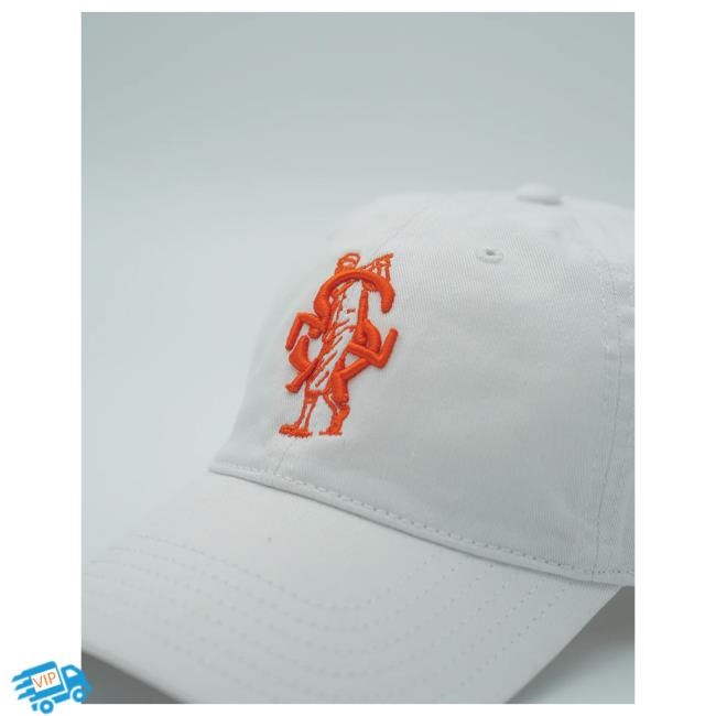Official Sana Detroit Store Skull Sana Golf Dad Hat - White SanaDetroit