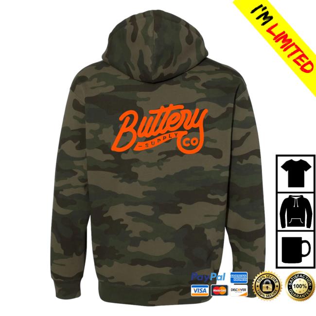 Official Buttery Films Merch Commander Popover Sweatshirt