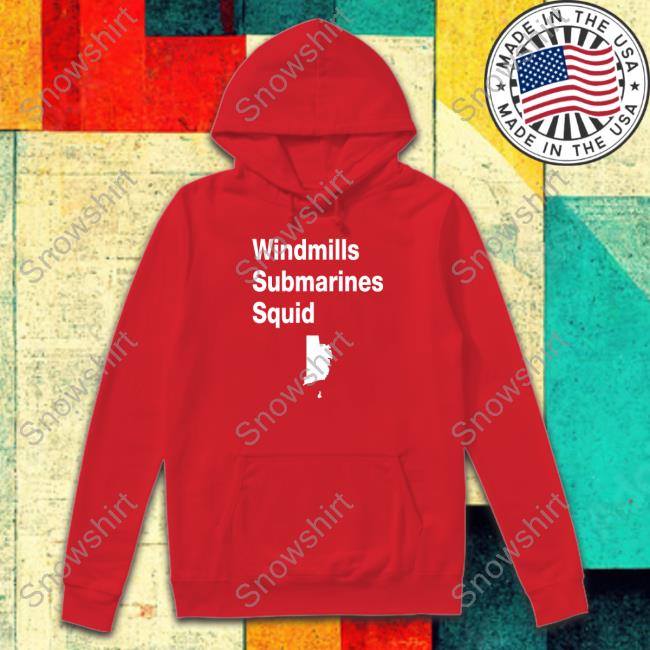 Windmills Submarines Squid T-Shirt