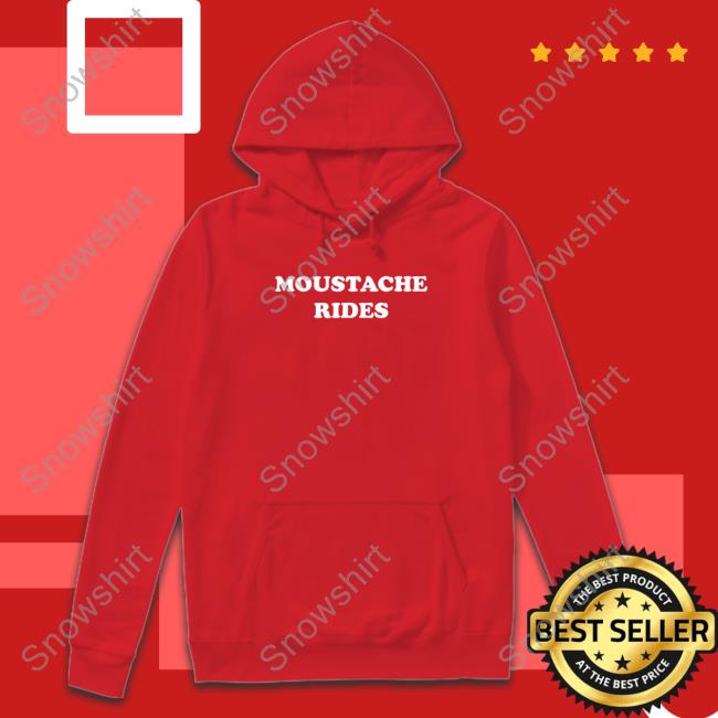 Official Moustache Rides Long Sleeve T-Shirt Moustache Rides Tee