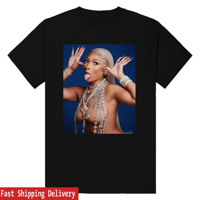 Official Megan Thee Stallion Merch Store Shop Megan Thee Stallion Hiss Tina Snow (Black) Tshirt