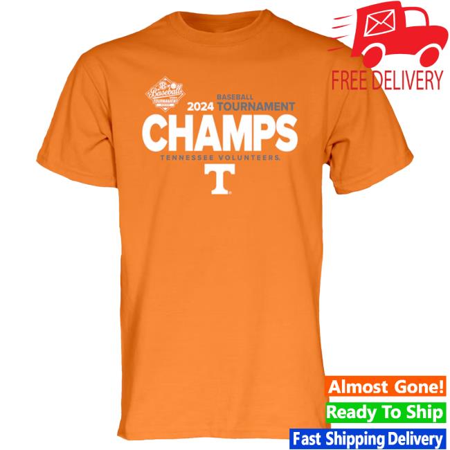 Official Blue 84 Tennessee Orange Tennessee Volunteers 2024 SEC Baseball Conference Tournament Champions Locker Room Tshirt