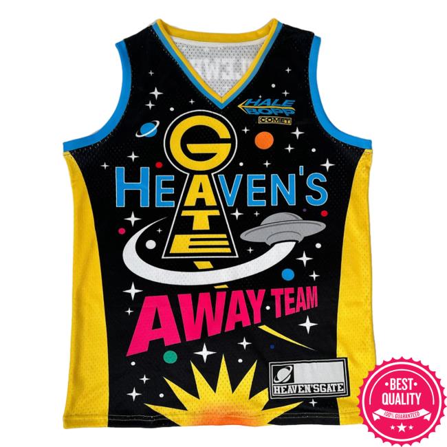 Good Shirts Merch Heaven's Gate Away Team Basketball Jersey