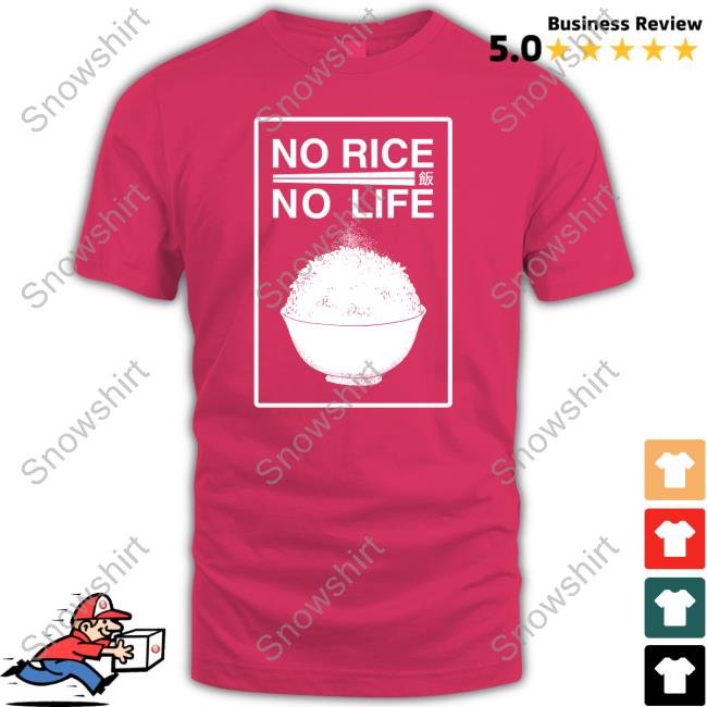 Official No Rice No Life Hoodie Buffbunnymika No Rice No Life Tee Shirt Nomsco
