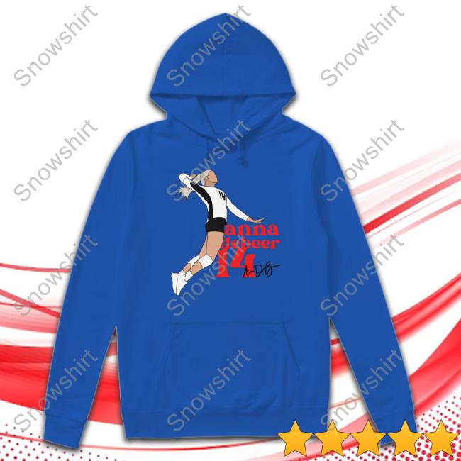 Official Louisville Cardinals Anna DeBeer Volleyball signature T Shirt Official Anna Debeer 14 Shirts