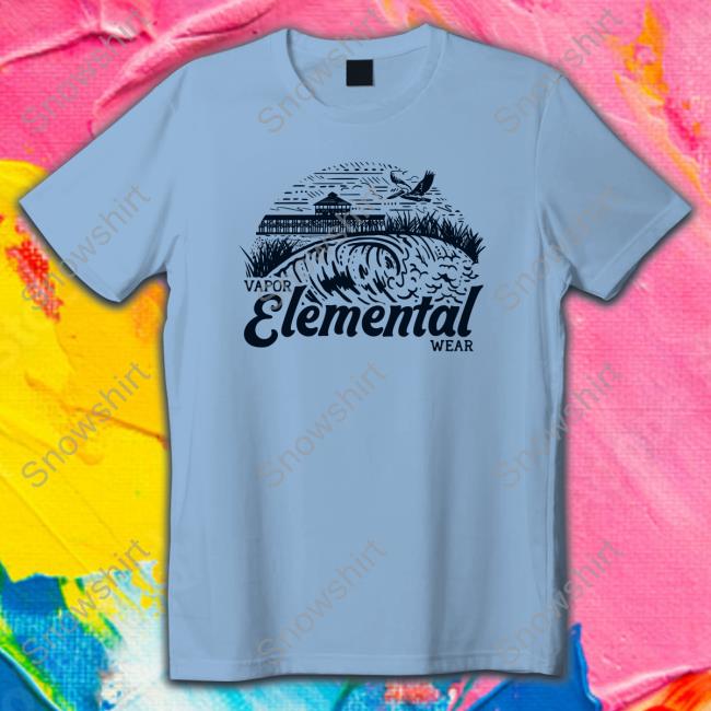 Vapor Elemental Wear Sweatshirt Vapor Apparel Official Vapor Elemental Wear White Long Sleeve Tee