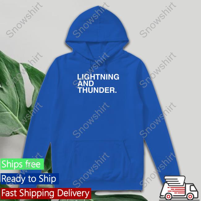 Official Lightning And Thunder T Shirt