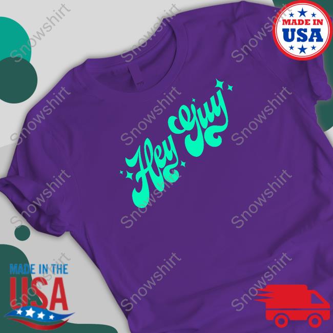 Hey Guy Purple T Shirt