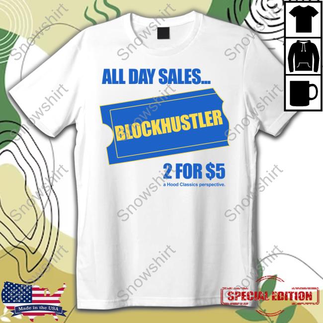 All Day Sales Blockbuster 2 For $5 Hoodie Sweatshirt