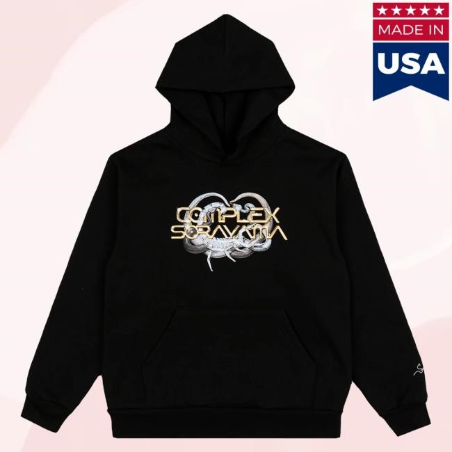 Official Complex Merch Store Shop Hajime Sorayama Scorpion Hooded Sweatshirt