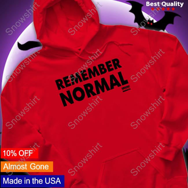 Chris Plante Store Remember Normal Tee Shirt