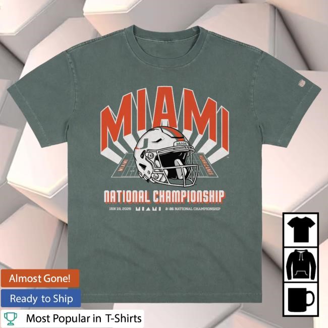 Miami 2026 CFP National Championship Game Heavyweight Tee Homefield
