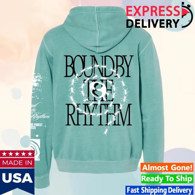 2025 Forest Goods Bound By Rhythm Popover Hoodie Electric Forest Festival Official
