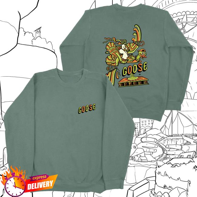 Official Goose The Band Merch Goosetheband Bird Ride Sweatshirt