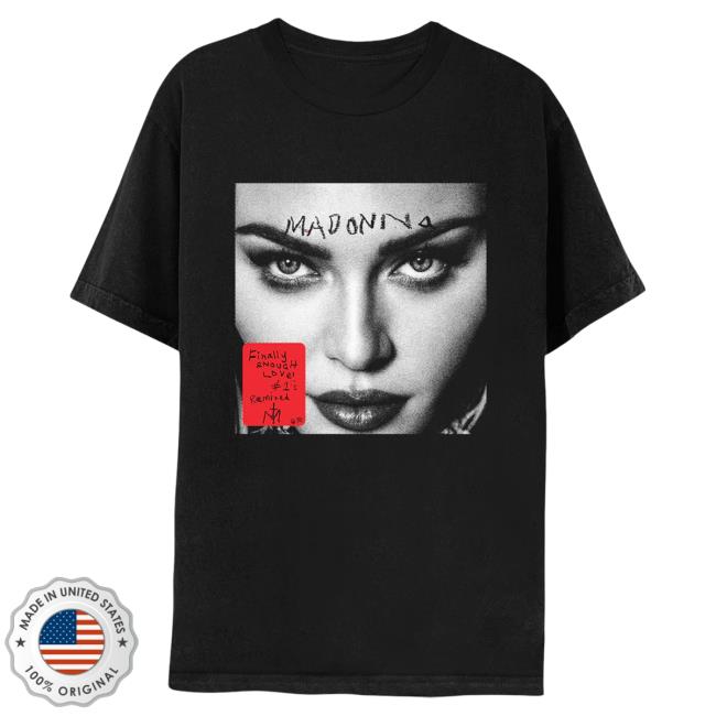 Official Madonna Merch Store ‘Finally Enough Love’ T Shirt Madonna Louise Ciccone Clothing Shop