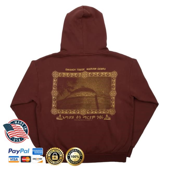 Official Online Ceramics Emahoy Tsege Mariam Gebru "Life is a Dream" Hooded Sweatshirt