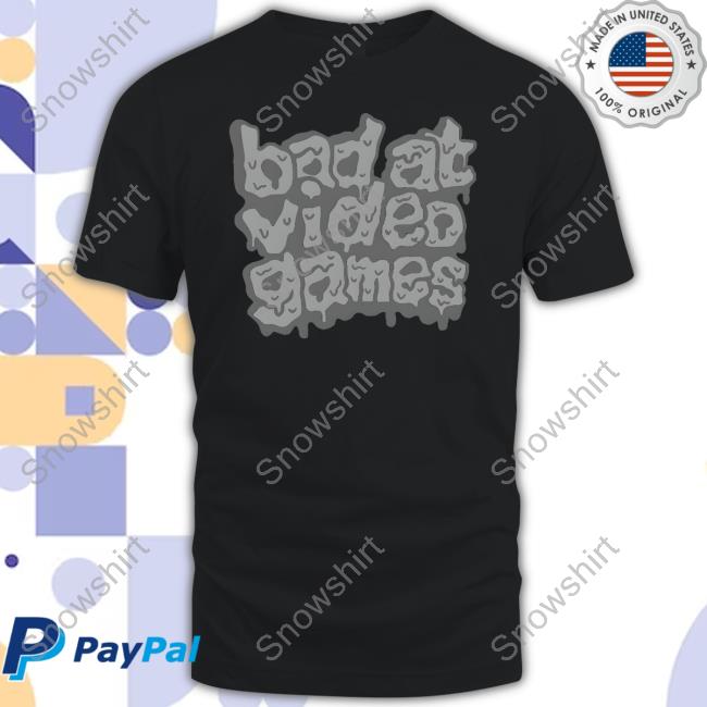 Official Frame Rate Merch Monochromatic Bad At Video Games Sweatshirt