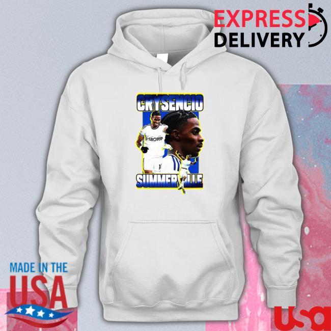 Crysencio Summerville Leeds Hooded Sweatshirt Official Crysencio Summerville Leeds Hoodie