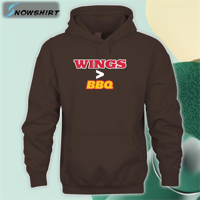 Wings Bbq T Shirt