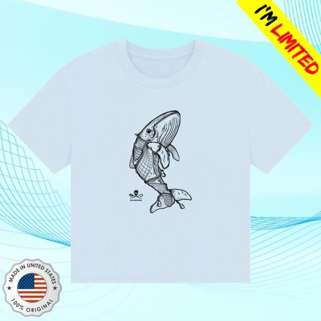 Official Sea Shepherd Store Ghost Network Boxy New Shirt Sky Blue