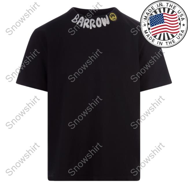 Official Russo Capri Black Tee Shirt With Logo On Neck