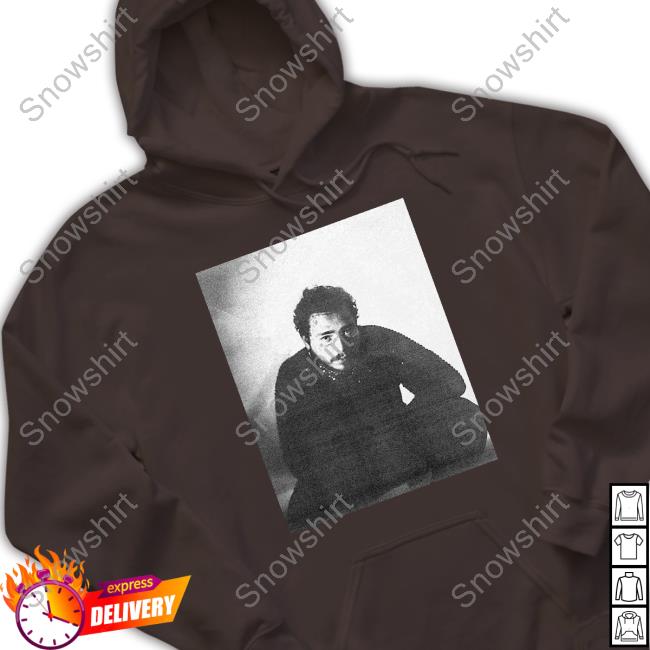 Official Post Malone Portrait Hollywood's Bleeding Tee Official Portrait Hollywood's Bleeding Shirt