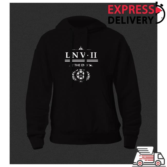 Official Quackity Shop Merch Quackity LNVII The End of Las Nevadas Black Pullover Sweatshirt