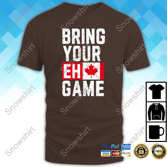 Bring Your Eh Game Long Sleeve T Shirt Official Andrea Dejong Bring Your Eh Game Canada Flag T-Shirt
