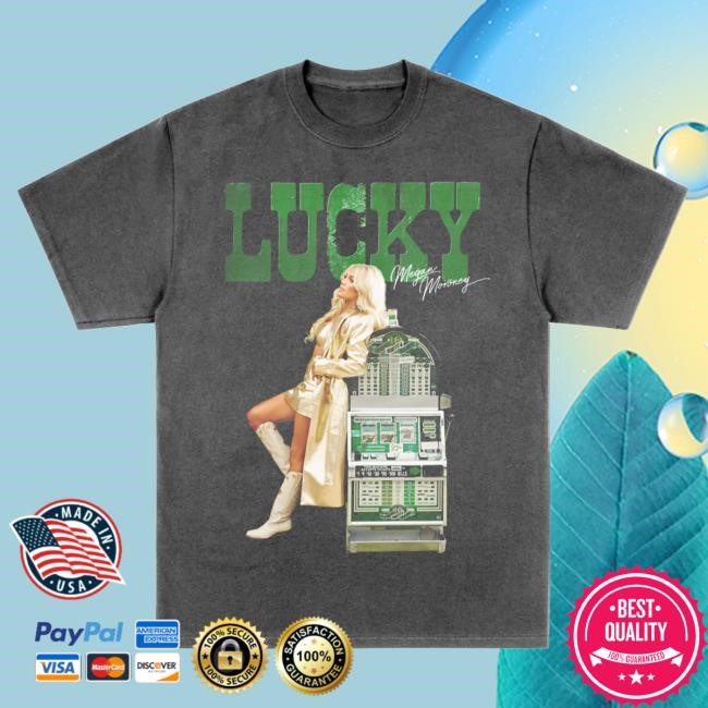 Official Megan Moroney Merch Lucky Girl Album Tshirt