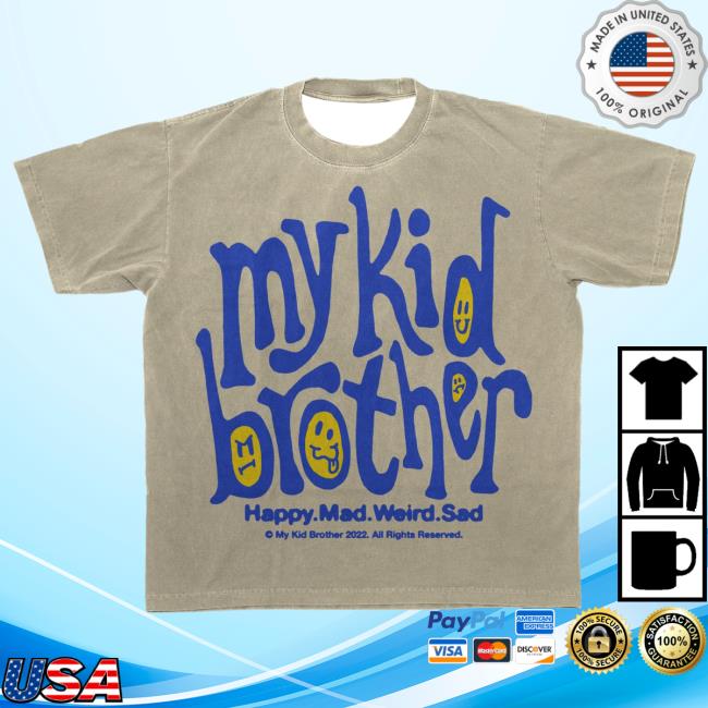 My Kid Brother "Logo Faces" T Shirt