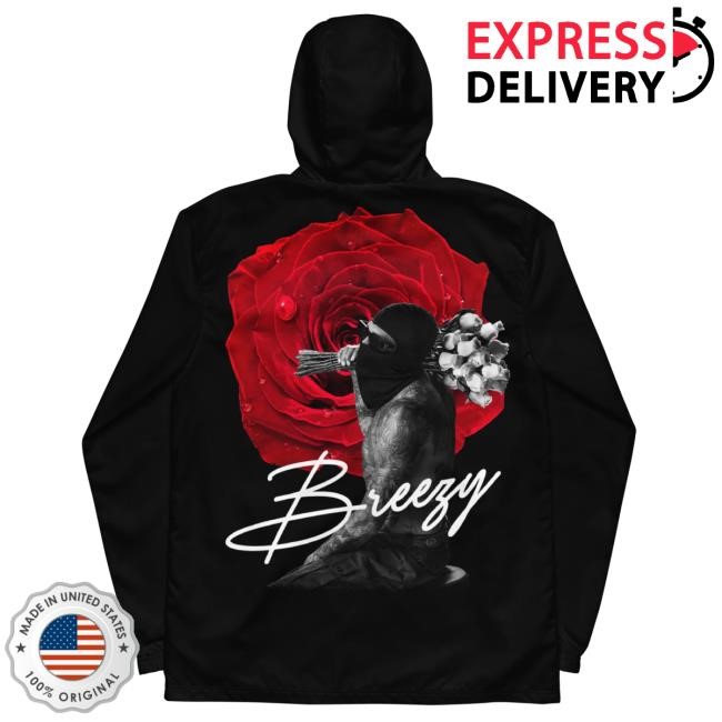 Official Chris Brown Merch Store BREEZY ROSE Men’s Hoodie ChrisBrown