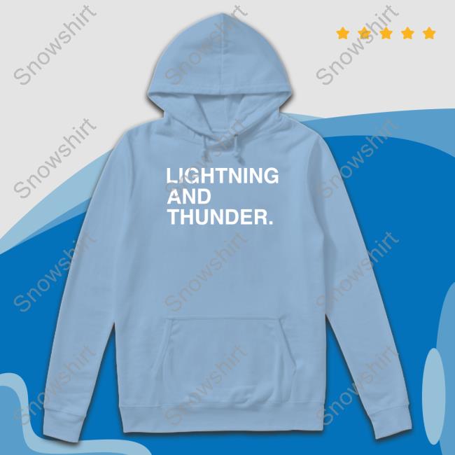 Lightning And Thunder Sweatshirts Official Lightning And Thunder Long Sleeve Tee Shirt
