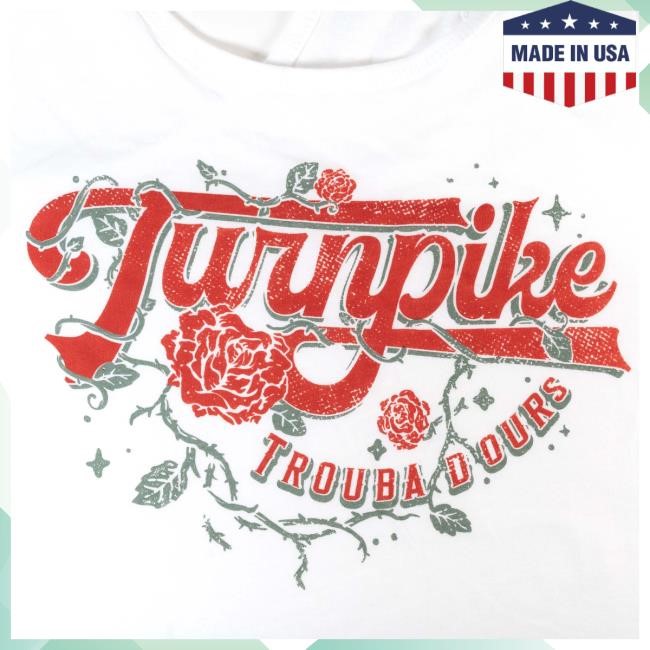 Official Turnpike Troubadours Merch Shop Rose Ladies Racerback Tank Top T Shirt