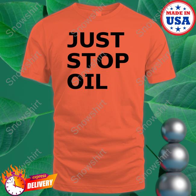 Official Premiership Just Stop Oil Tee Shirt
