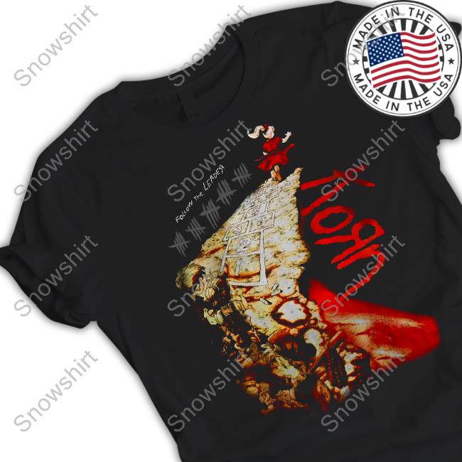 Korn Merch Follow The Leader 25 Vintage Album Cover T-Shirt