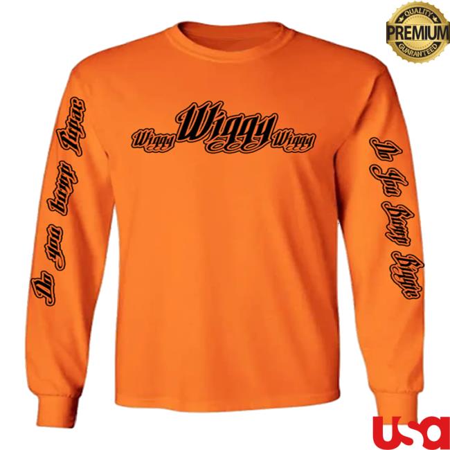 Official Wiggy Wiggy Dope House Records Neon Orange Hoody