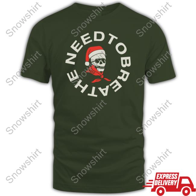Santa Skull Need To Breathe Hat