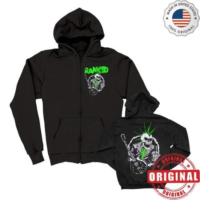Official Rancid Apparel Store SkeleTim Guitar Zip Up – Rancid Store US