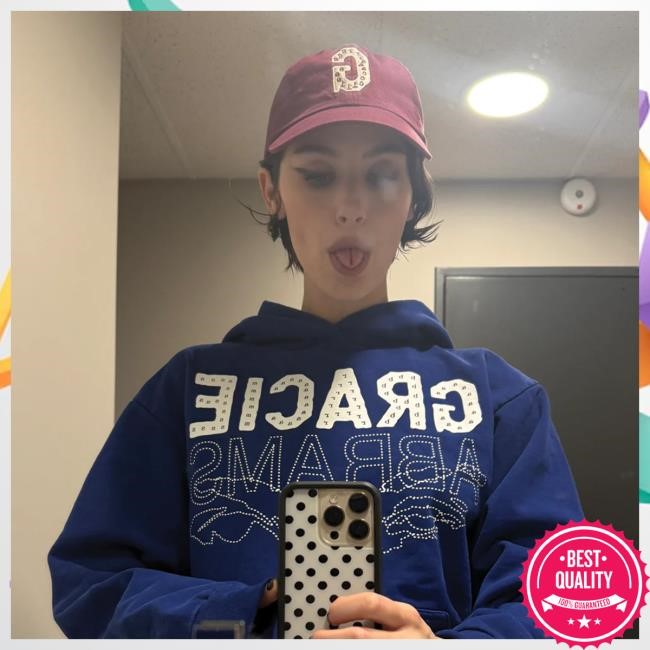 Official Gracie Abrams Merch Store G Abrams Maroon Adjustable Cap GracieAbrams