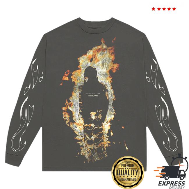 Official Metro Boomin Store Merch Flame L/S Tee MetroBoomin Shop