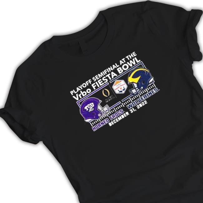 Texas Christian University Football 2022 Fiesta Bowl Playoff Bound Match-Up Long Sleeve Tee