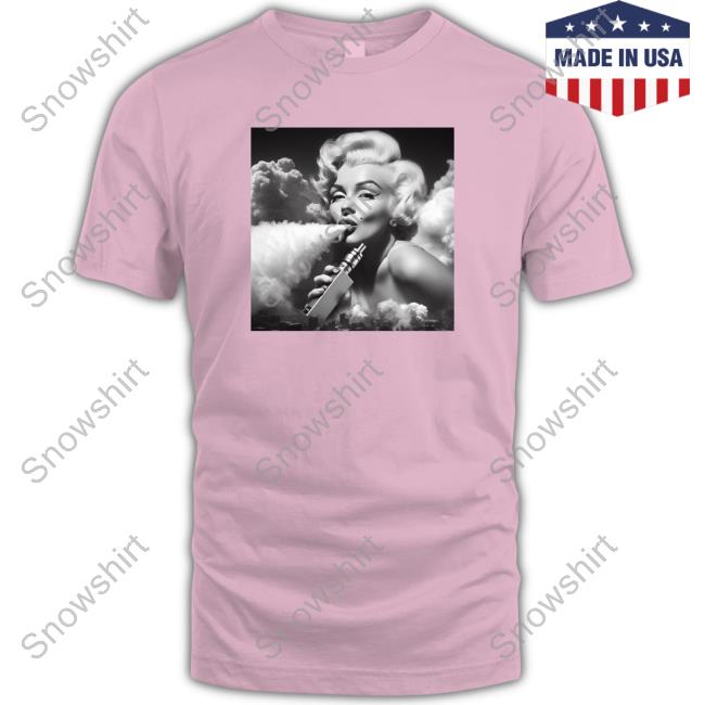 Official Tommyfication Marilyn Monroe Puffing Huge Clouds With Her Epic Vape T Shirts