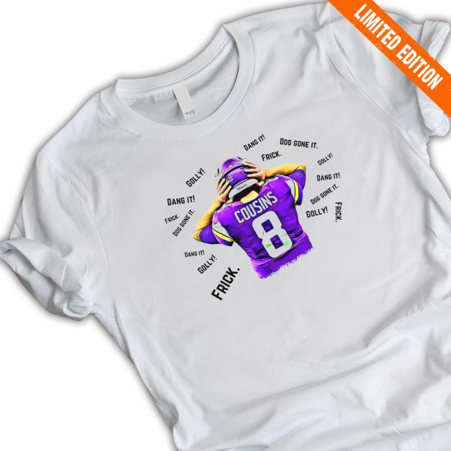 Minnesota Vikings Kirk Cousins Football Sweatshirt Minnesota Vikings Kirk Cousins Football Long Sleeve Tee