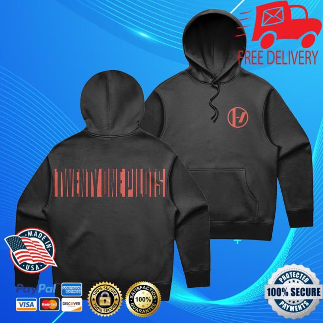 Twenty One Pilots Official Store Merch Logo Backblock Sweartshirt