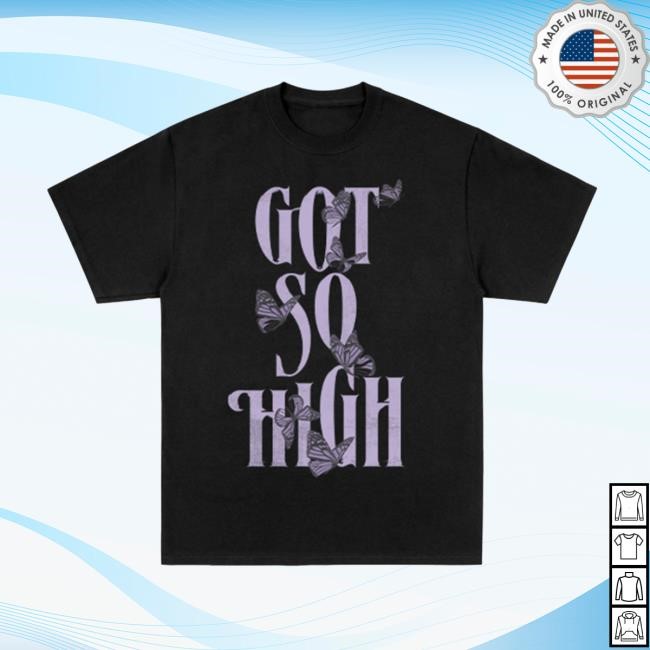 Got So High Butterfly Black S/s Shirt | Shop the The Pretty Reckless Official Store