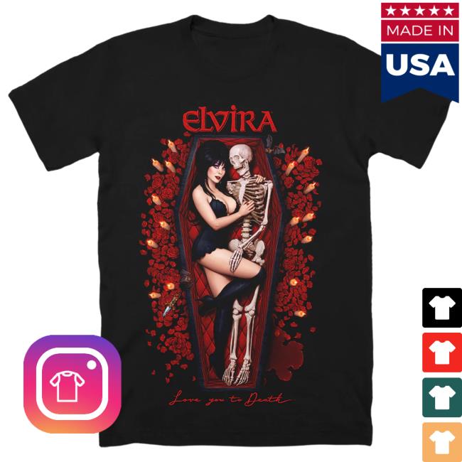 Official Cavity Colors Elvira: Love You To Death - Popover Shirt